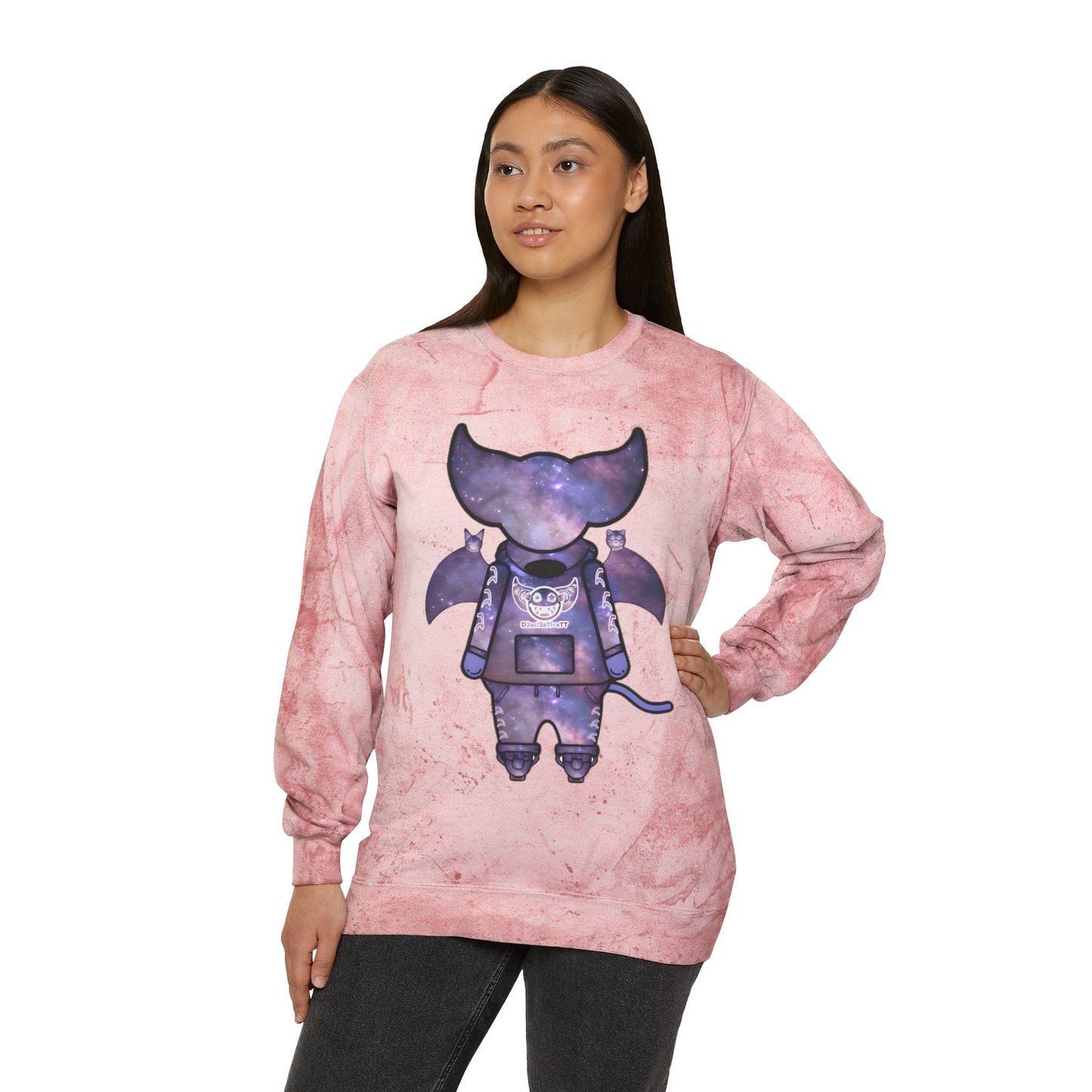 Cute BaTKaTT Unisex Color Blast Crewneck Sweatshirt