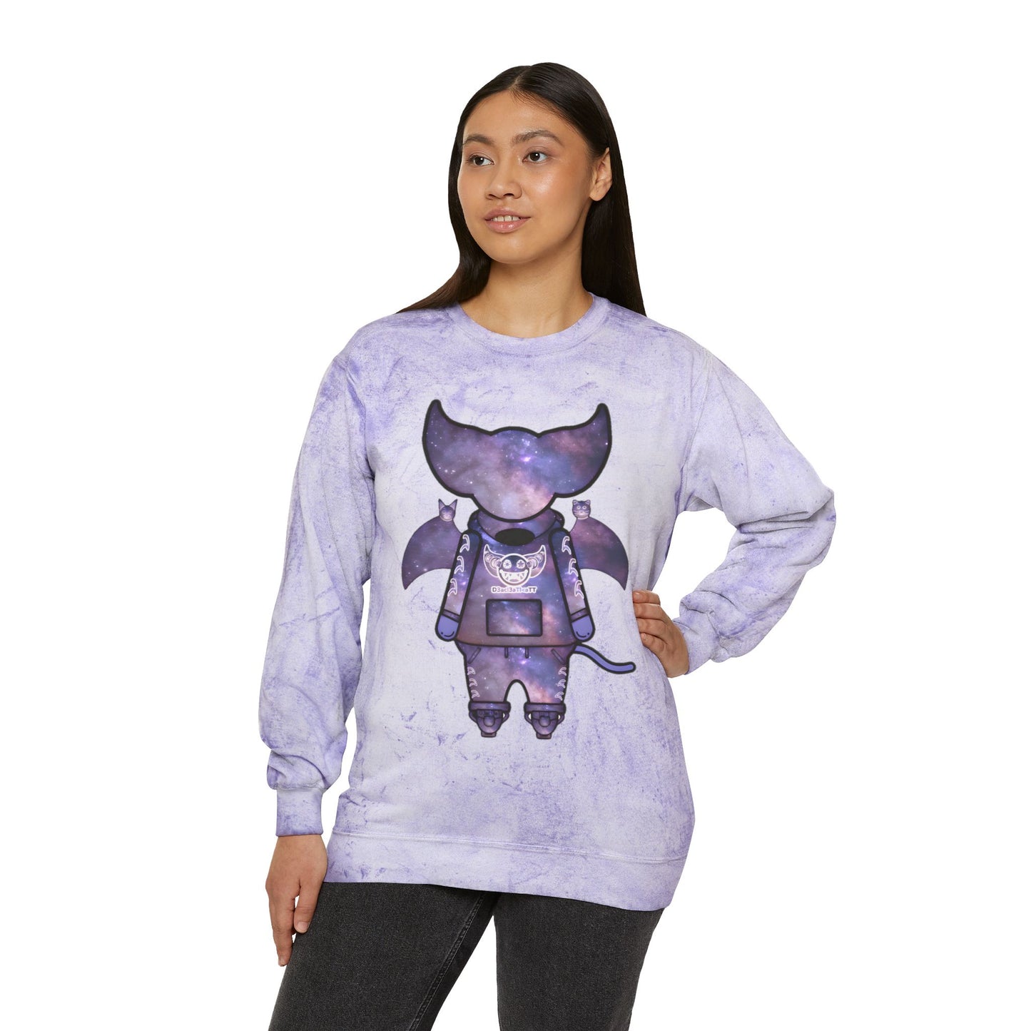 Cute BaTKaTT Unisex Color Blast Crewneck Sweatshirt