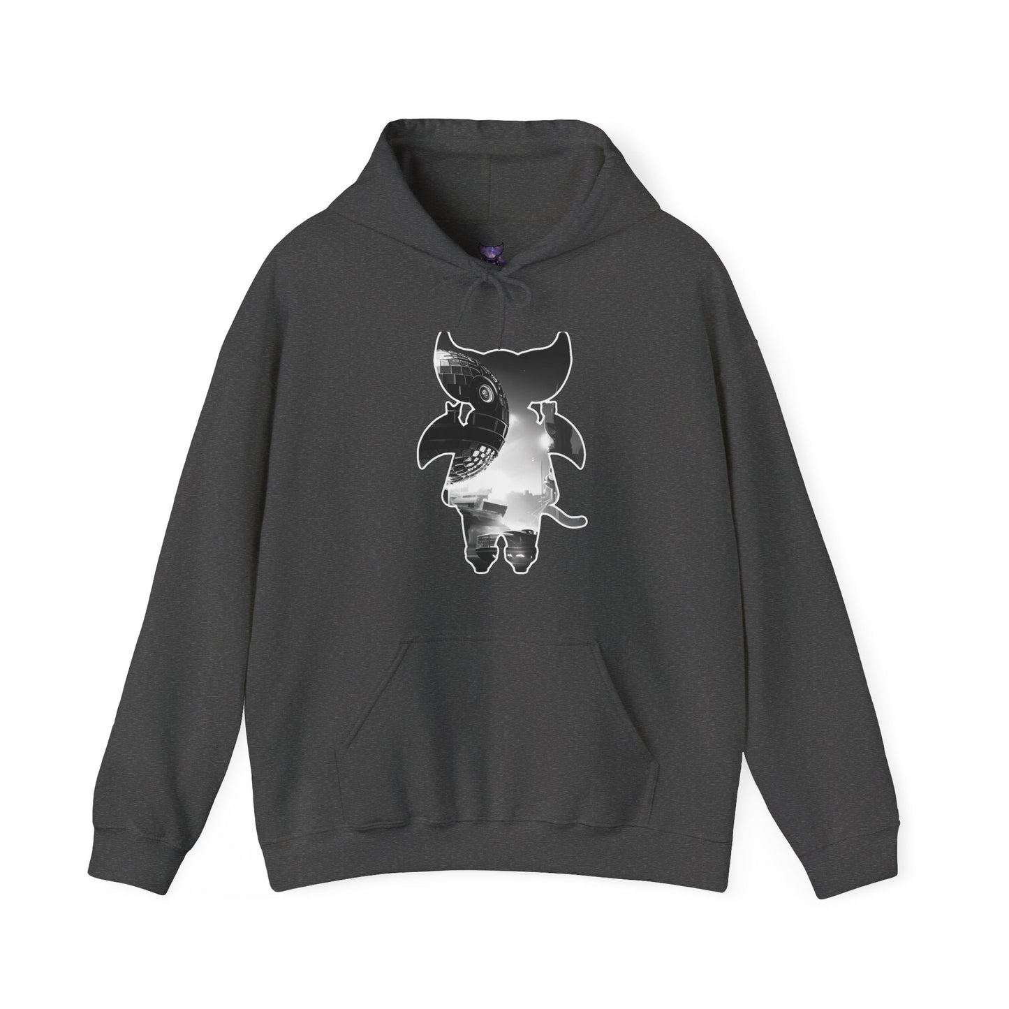 Cute BaTKaTT Unisex Heavy Blend™ Hooded Sweatshirt (Di5c0Zy3Za11 V.1) (N.M)