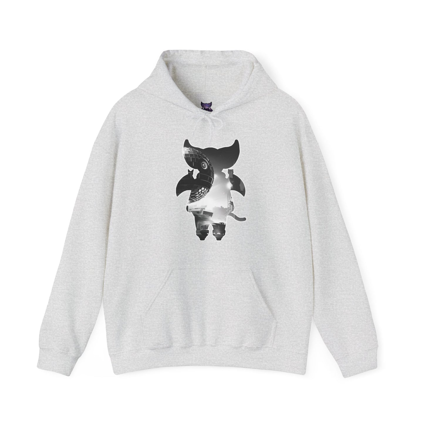 Cute BaTKaTT Unisex Heavy Blend™ Hooded Sweatshirt (Di5c0Zy3Za11 V.1) (N.M)