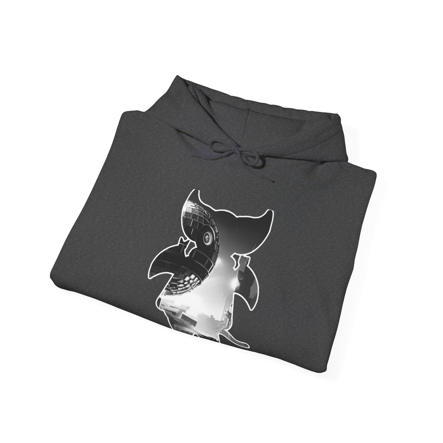 Cute BaTKaTT Unisex Heavy Blend™ Hooded Sweatshirt (Di5c0Zy3Za11 V.1) (N.M)