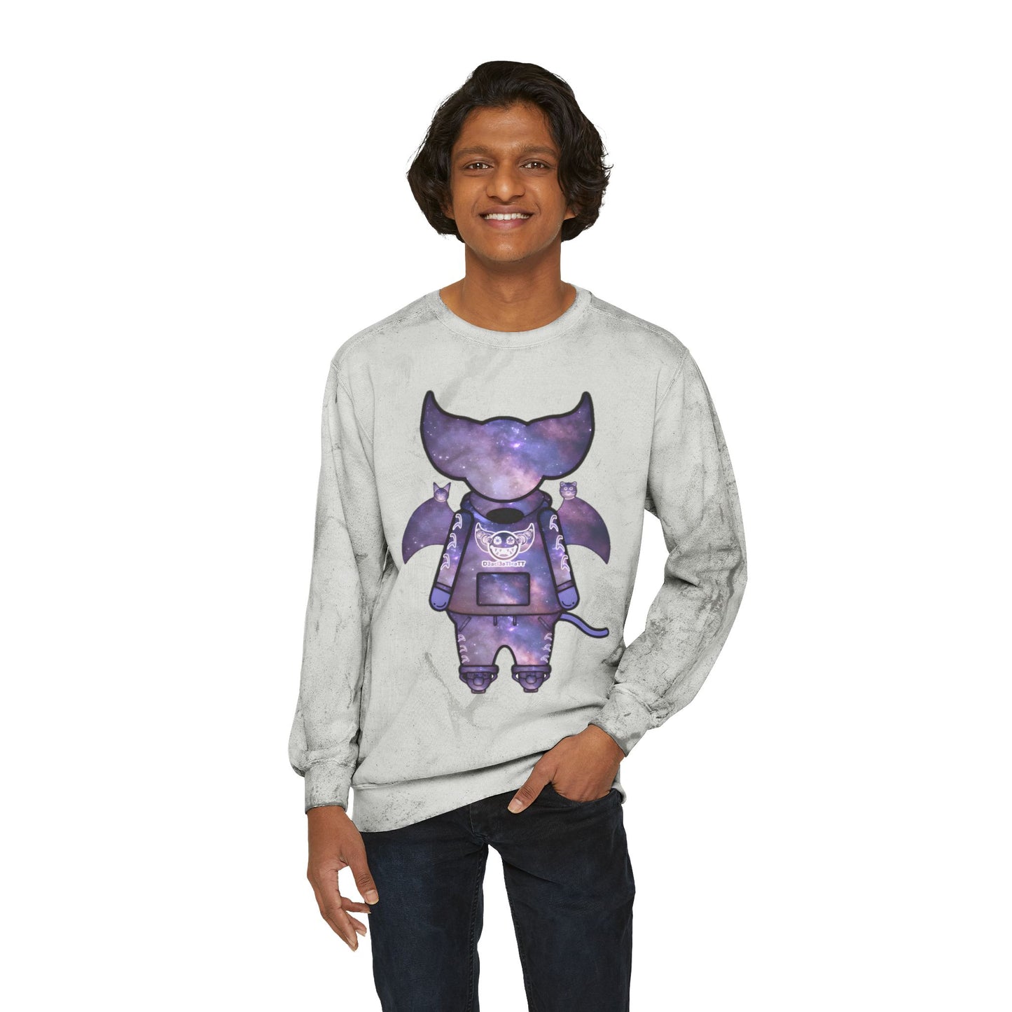Cute BaTKaTT Unisex Color Blast Crewneck Sweatshirt
