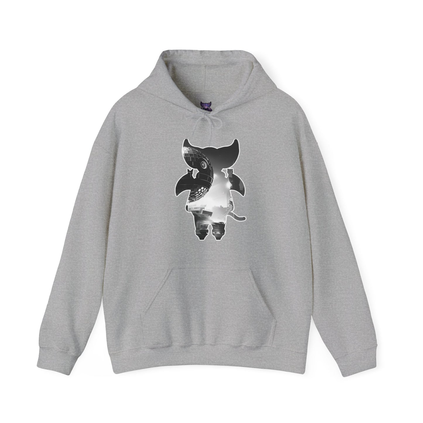 Cute BaTKaTT Unisex Heavy Blend™ Hooded Sweatshirt (Di5c0Zy3Za11 V.1) (N.M)