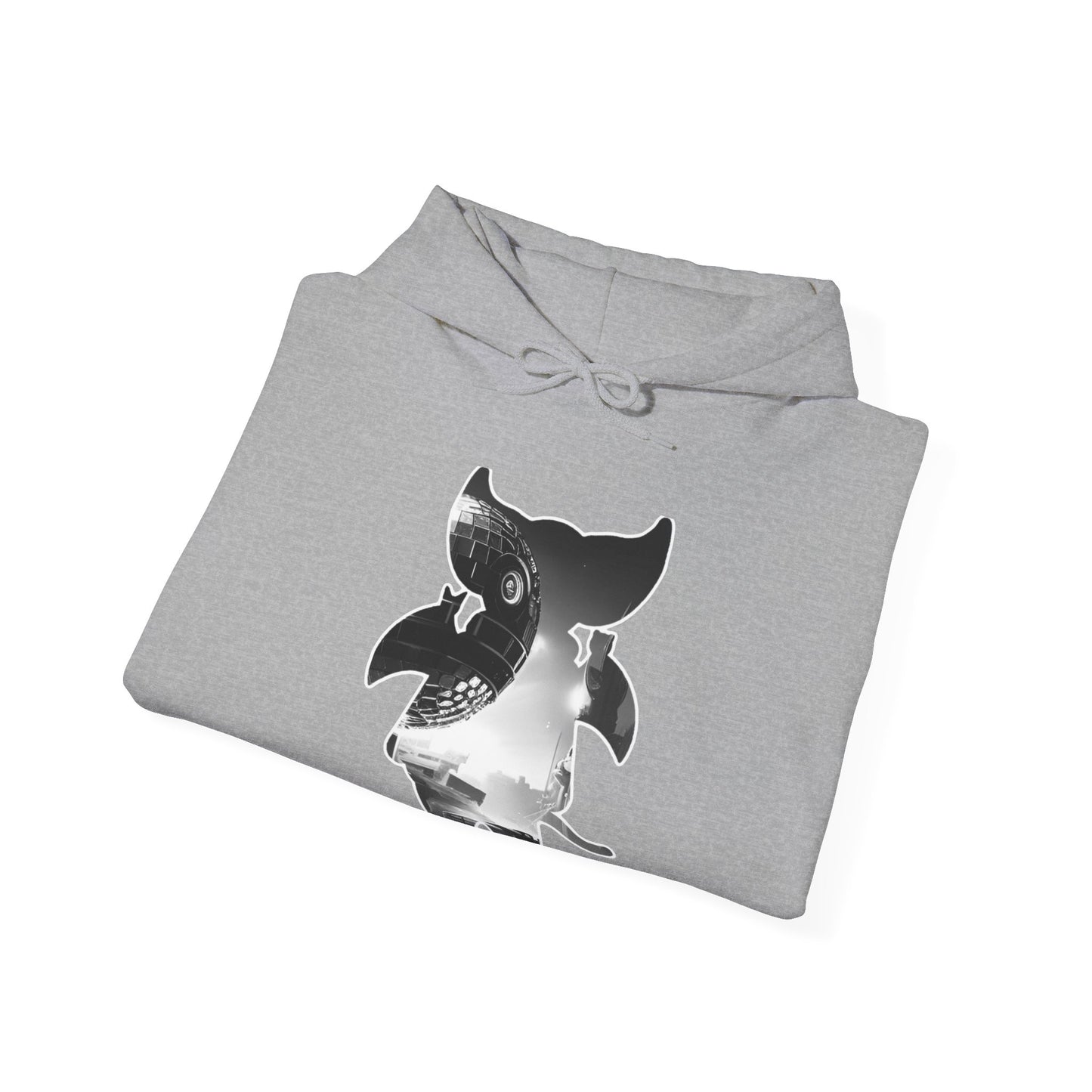Cute BaTKaTT Unisex Heavy Blend™ Hooded Sweatshirt (Di5c0Zy3Za11 V.1) (N.M)