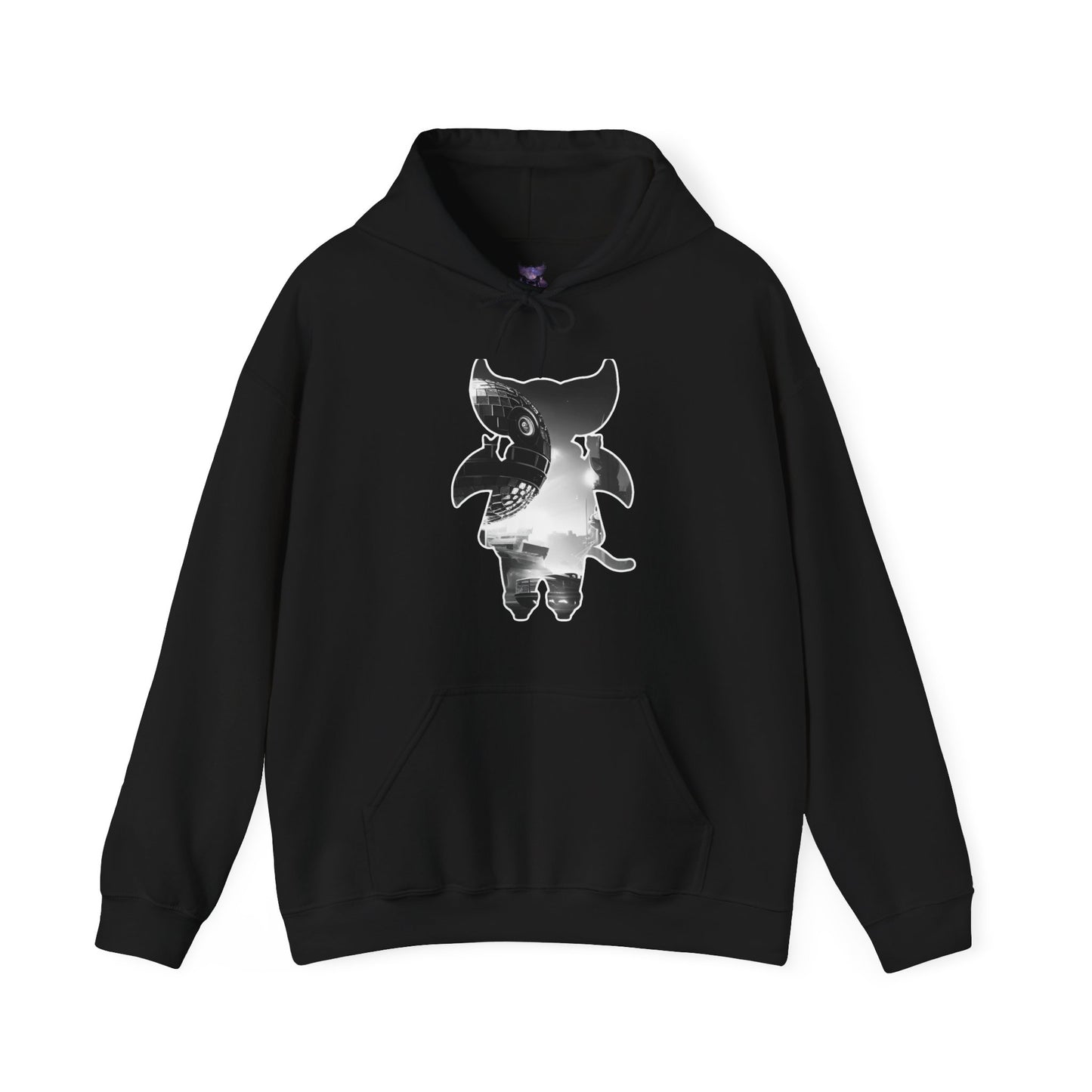 Cute BaTKaTT Unisex Heavy Blend™ Hooded Sweatshirt (Di5c0Zy3Za11 V.1) (N.M)