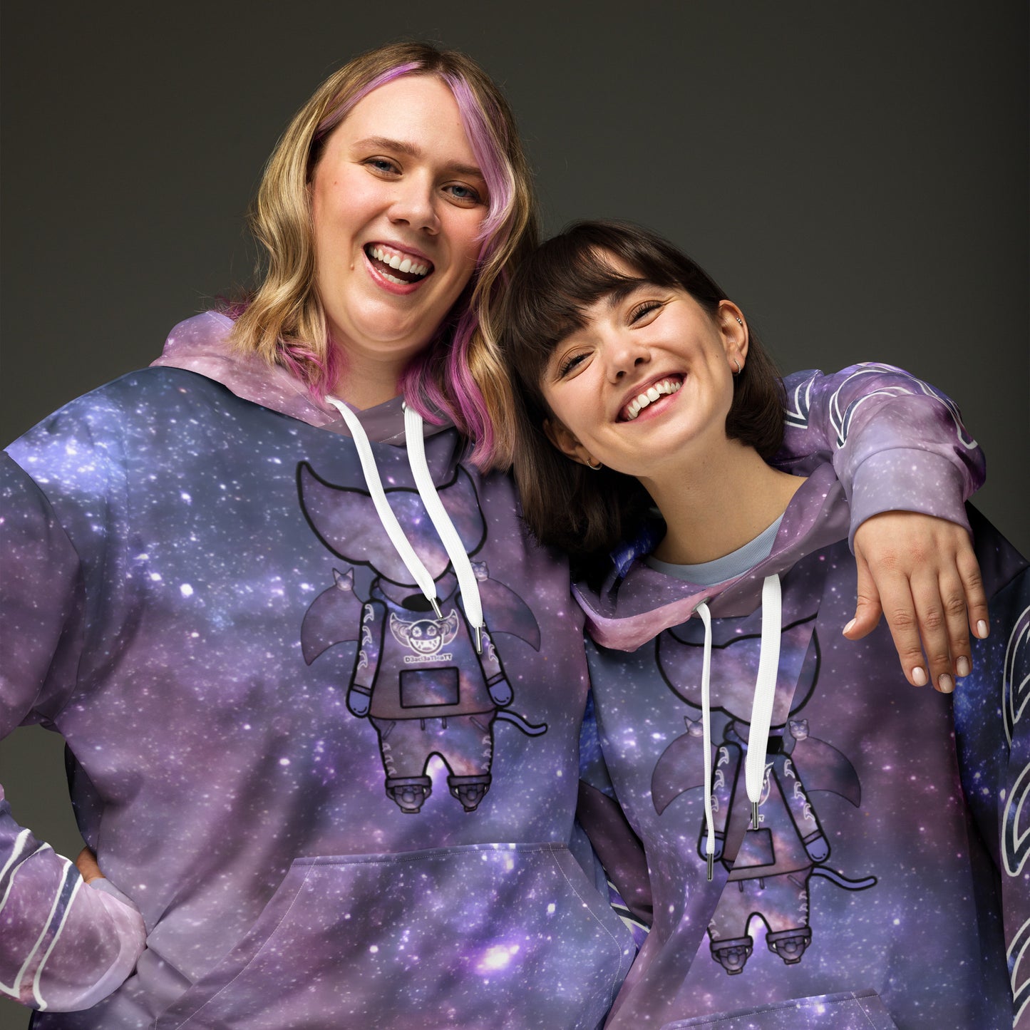 Cute BaTKaTT Unisex Hoodie (Cosmic)