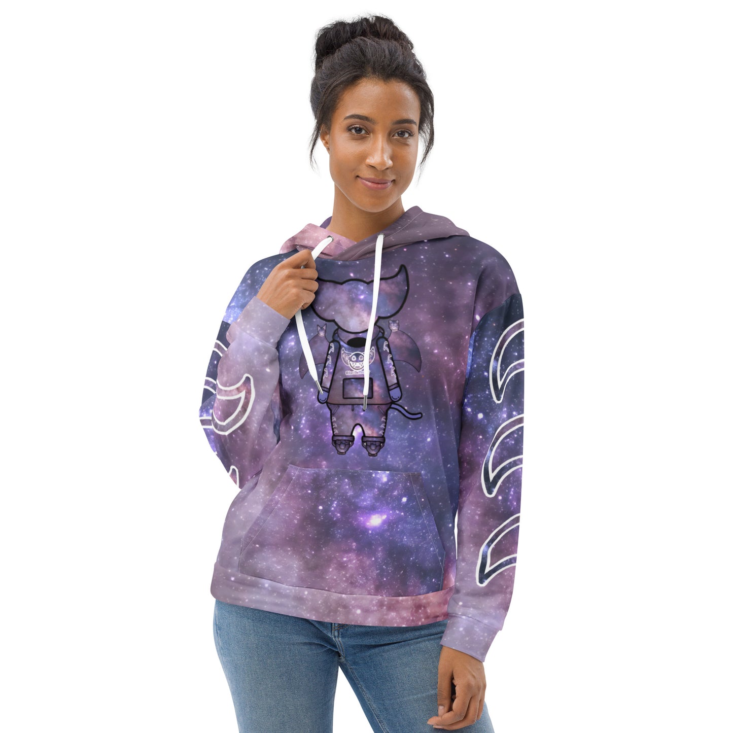 Cute BaTKaTT Unisex Hoodie (Cosmic)