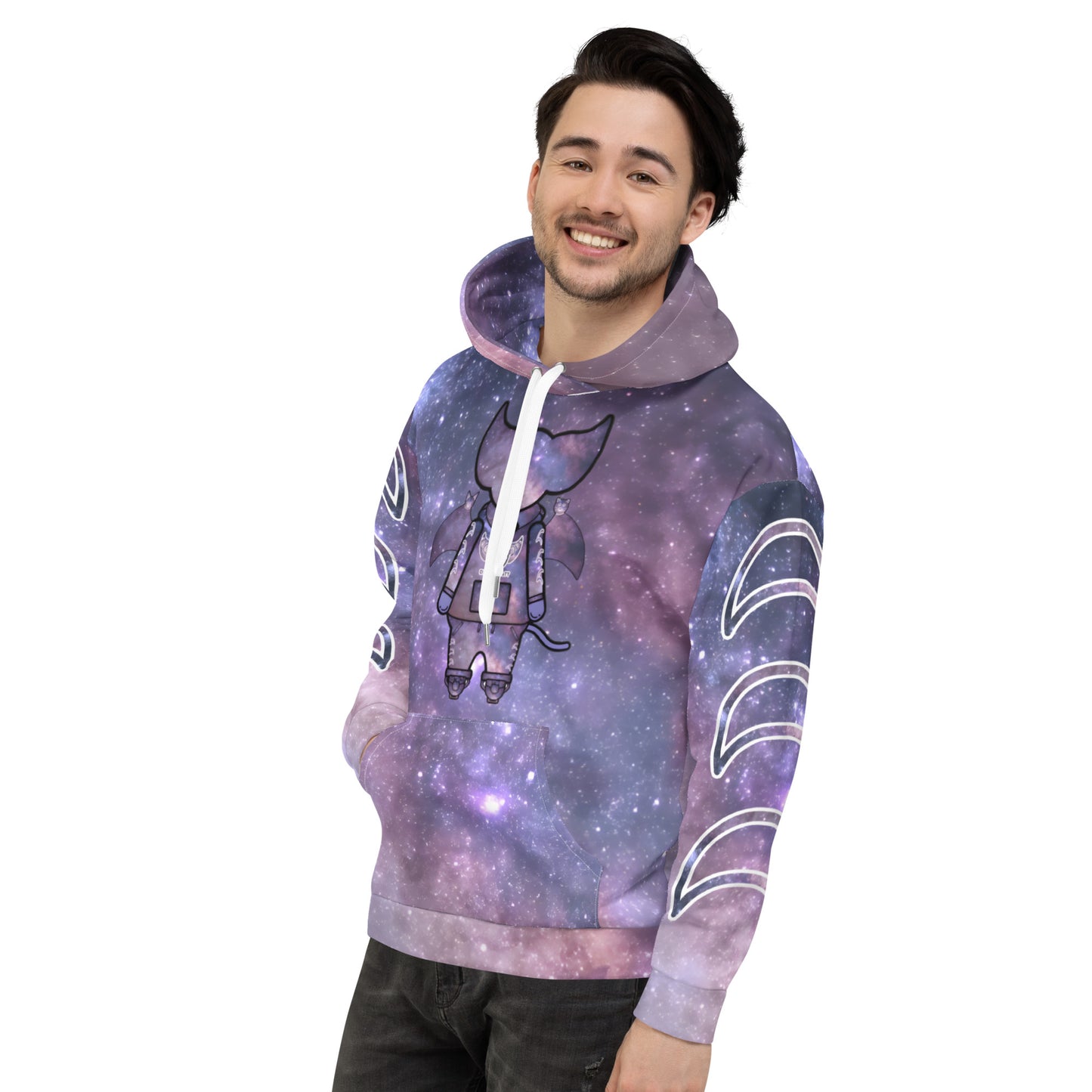 Cute BaTKaTT Unisex Hoodie (Cosmic)