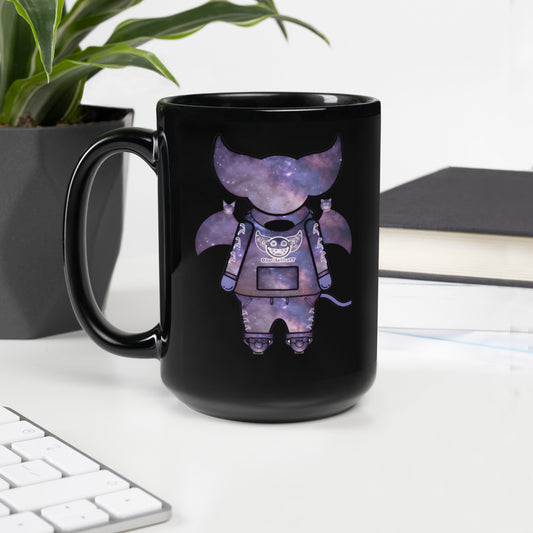 Cute BaTKaTT Glossy Mug (Black)