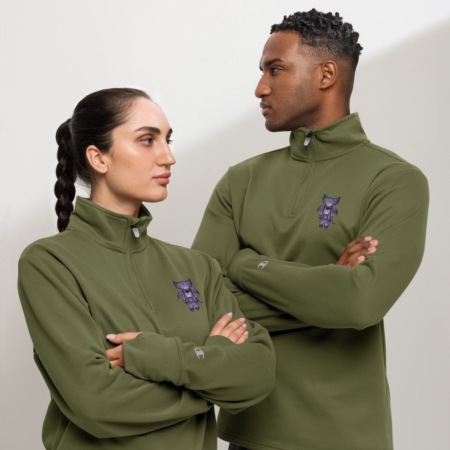 Cute BaTKaTT Quarter zip pullover
