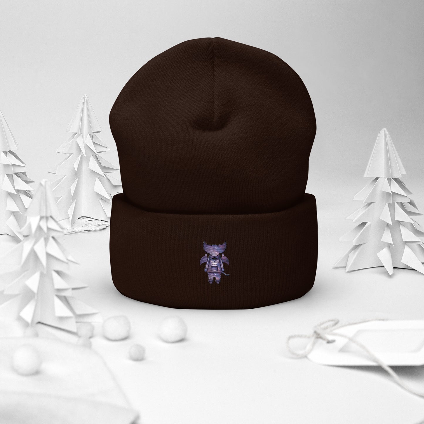 Cute BaTKaTT Cuffed Beanie