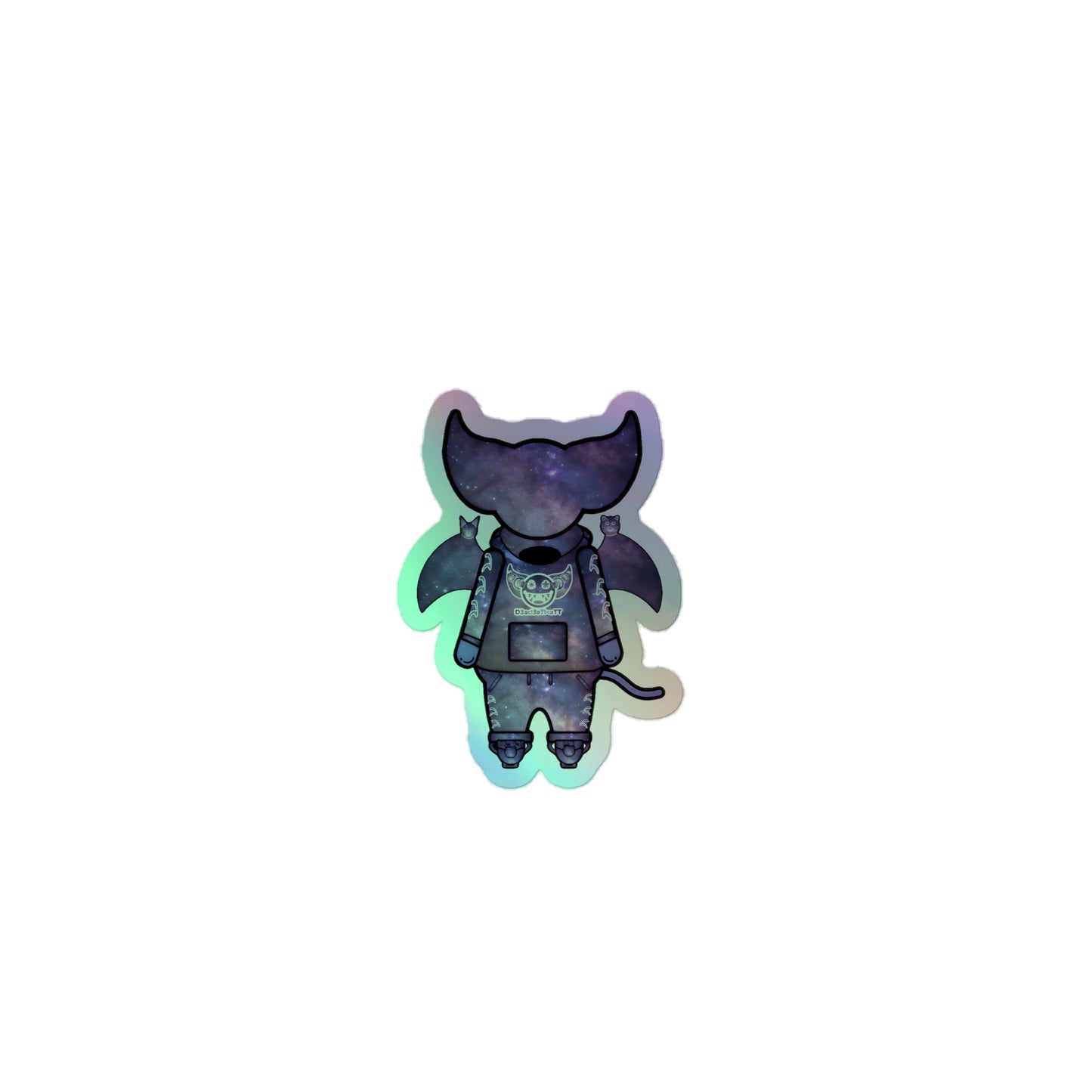 Cute BaTKaTT holographic stickers