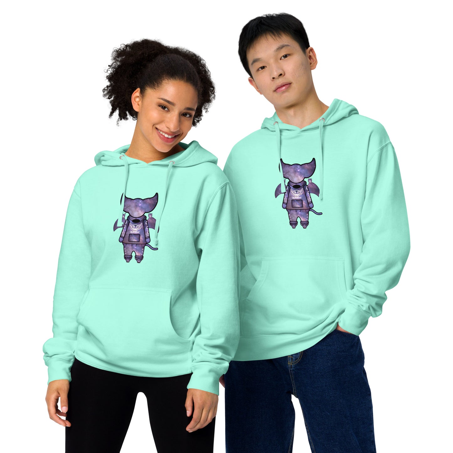 Cute BaTKaTT Unisex midweight hoodie (N.M)