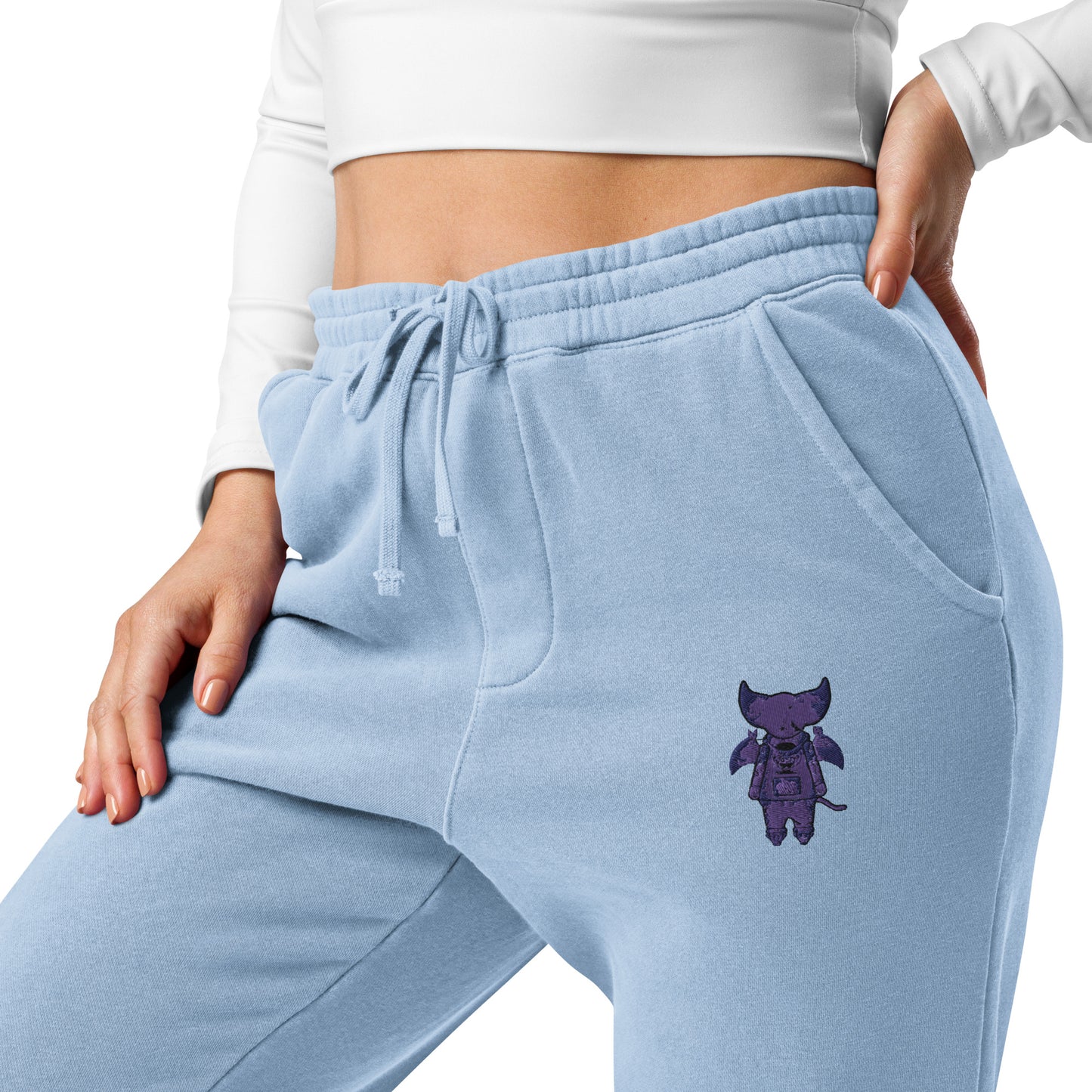 Unisex pigment-dyed sweatpants