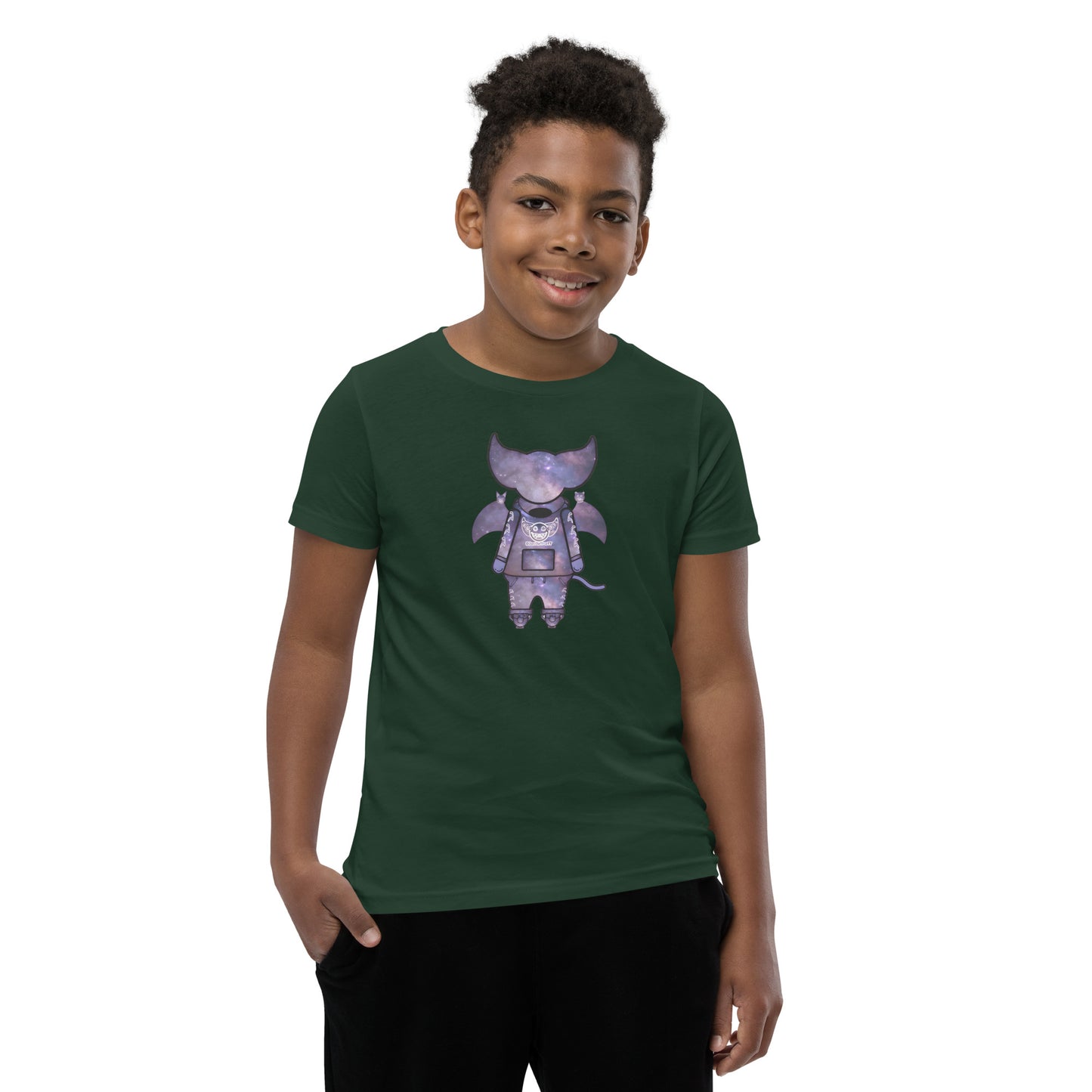 Cute BaTKaTT Youth Short Sleeve T-Shirt