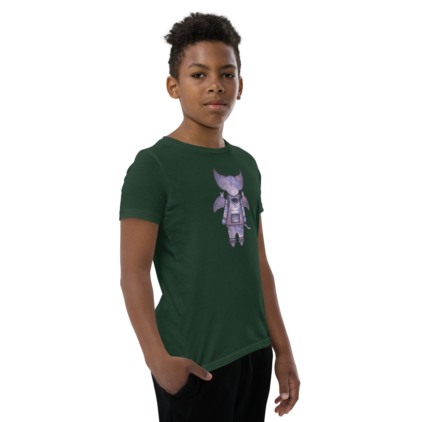 Cute BaTKaTT Youth Short Sleeve T-Shirt
