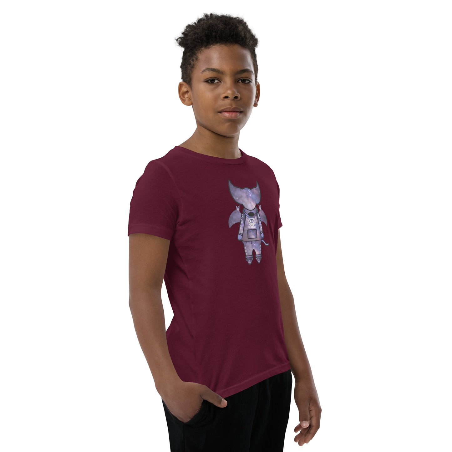 Cute BaTKaTT Youth Short Sleeve T-Shirt